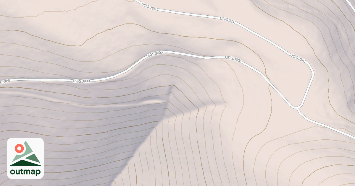 Map of CAMELS HUMP LOOKOUT
