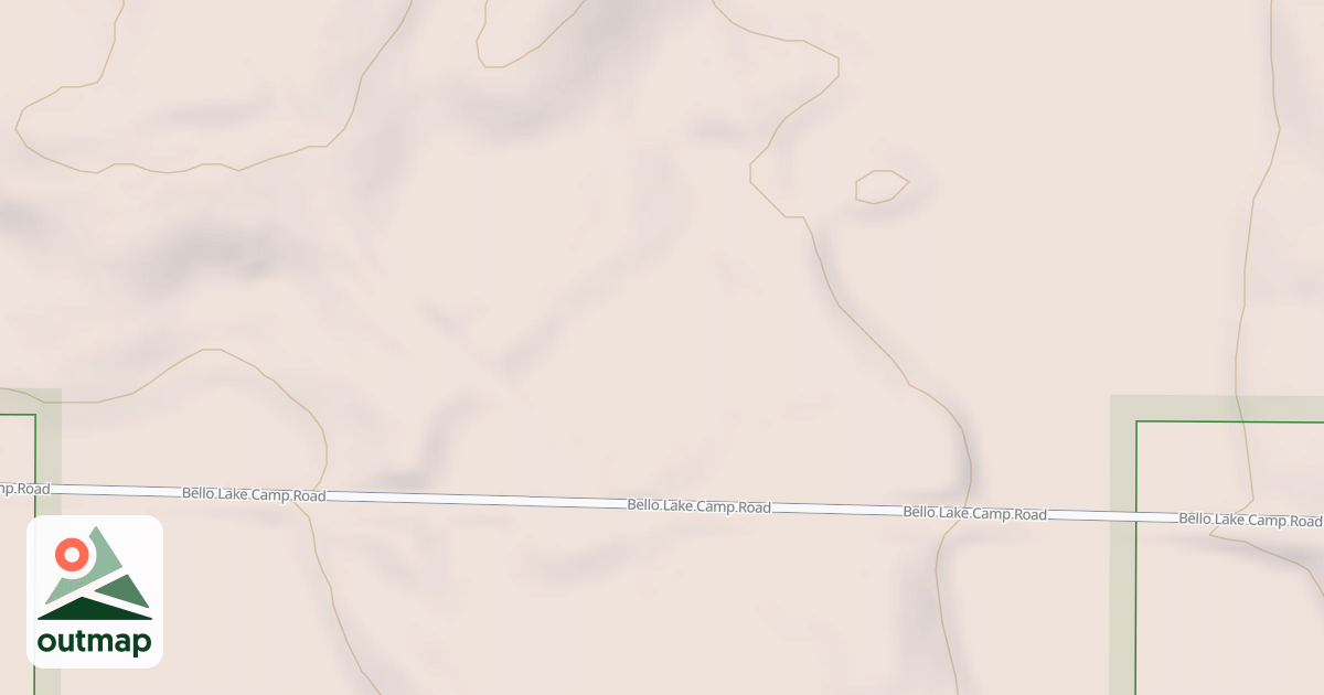 Map of BELLO LAKE CAMP SPUR A