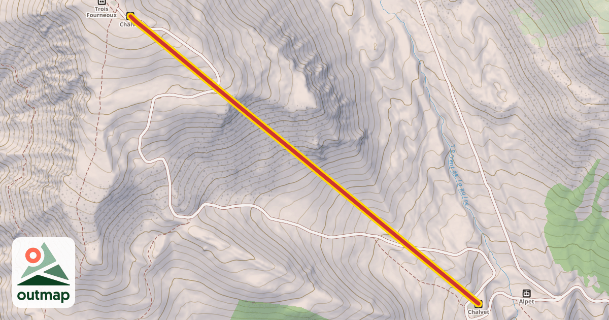 Map of Chalvet