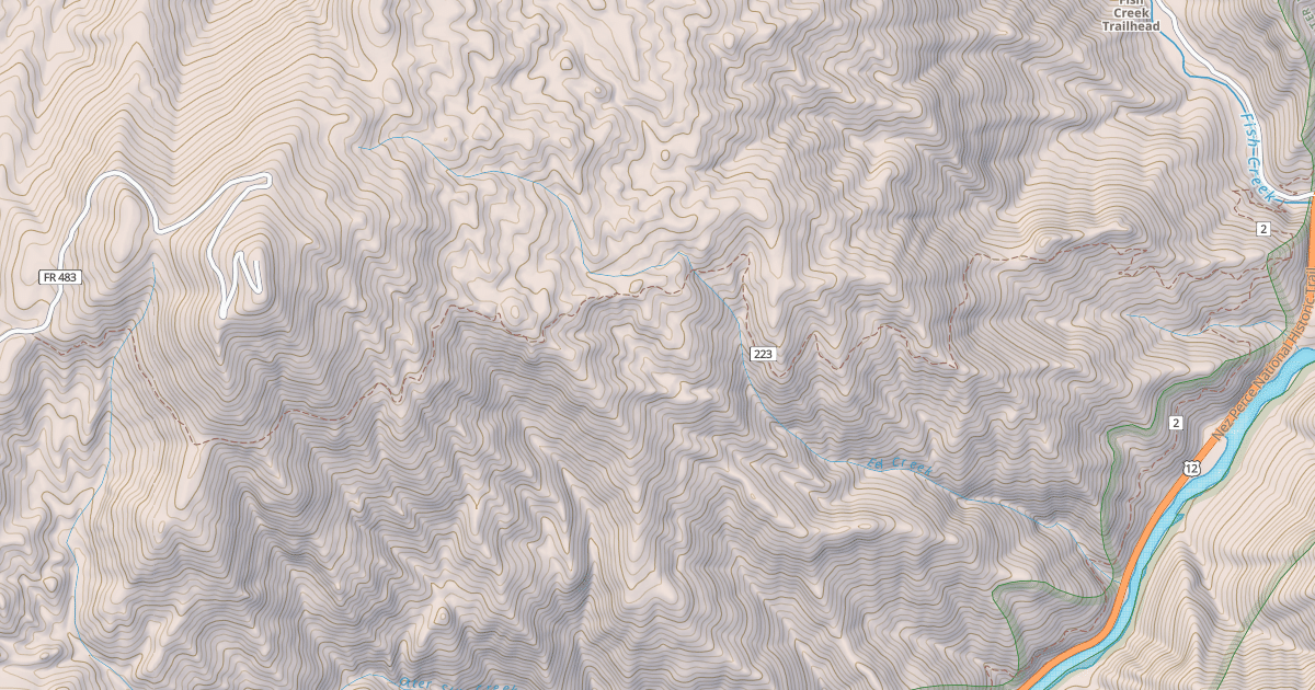 Map preview of FISH BUTTE