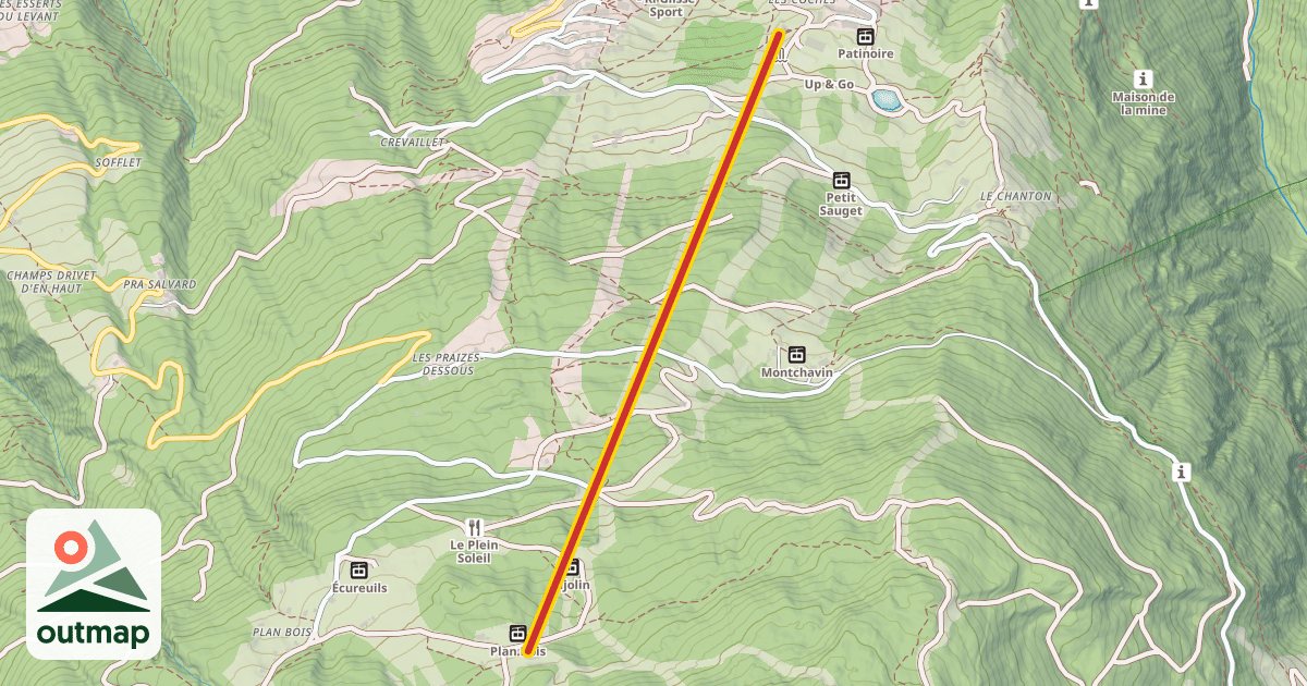 Map of Lac Noir