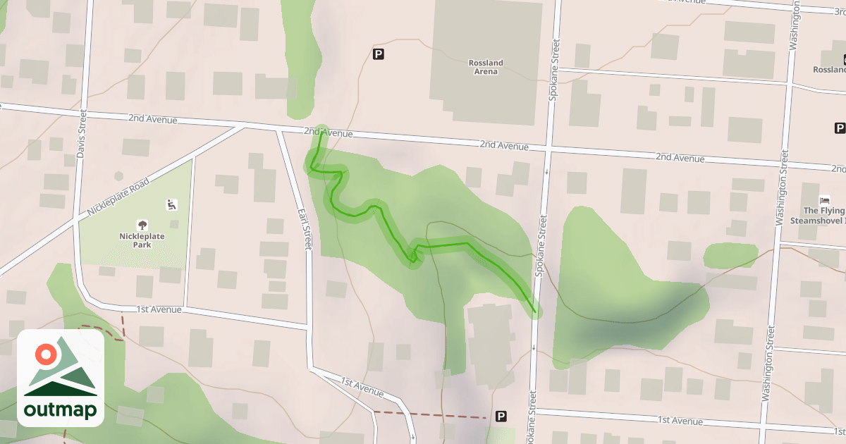 Map of Centre Star Gulch
