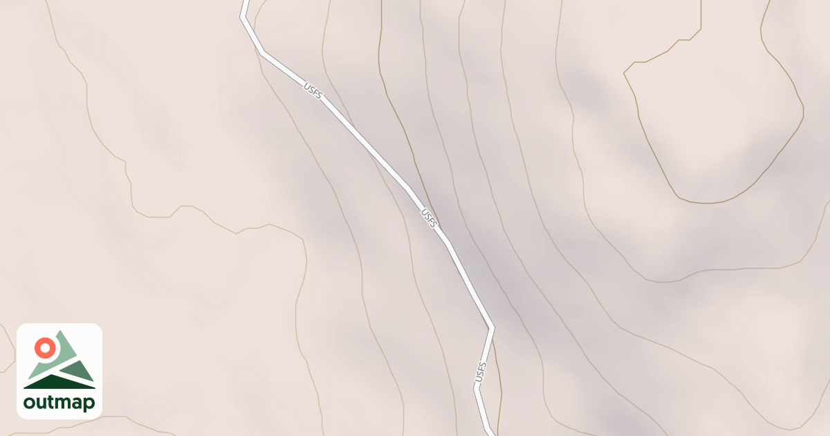 Map of Twin Lakes Road