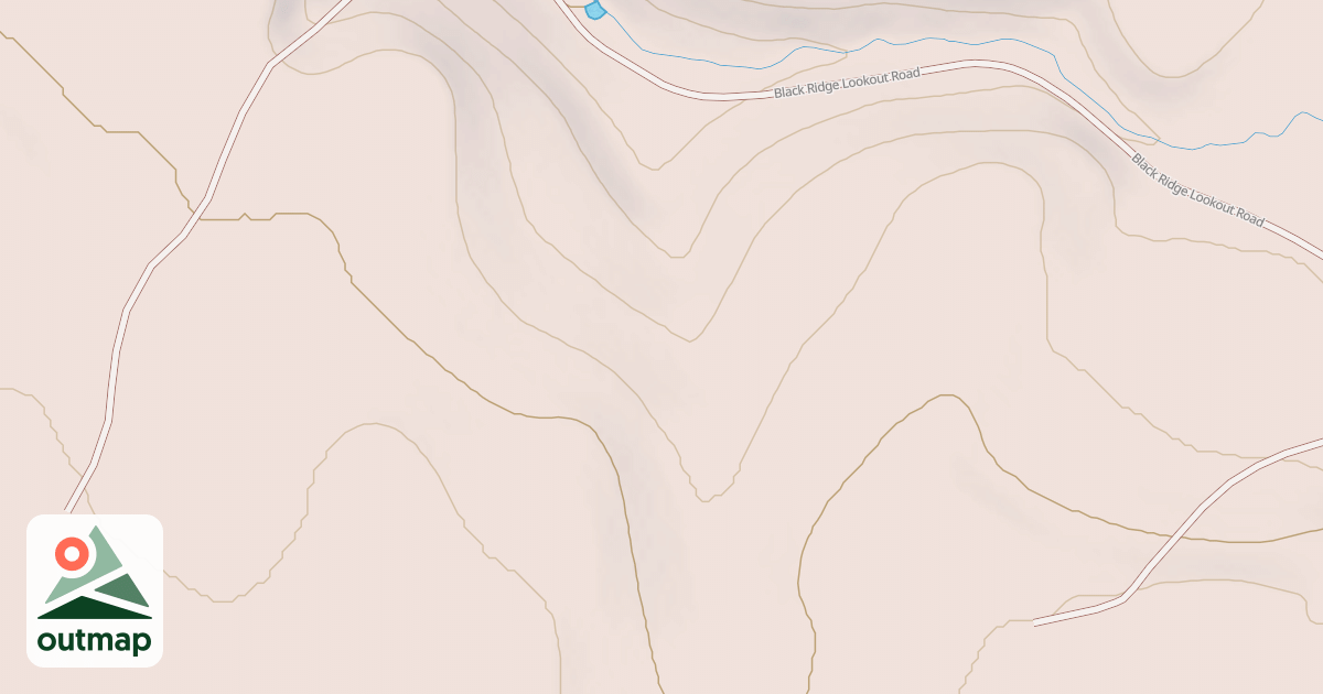Map of BLACKS SPRING SPUR