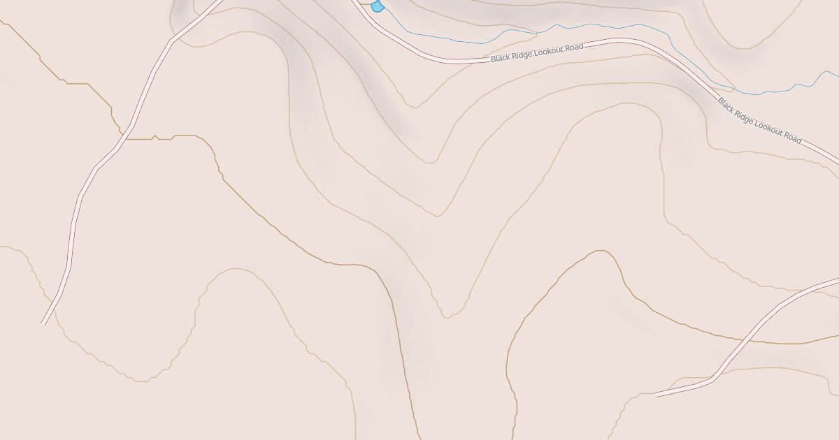 Map preview of BLACKS SPRING SPUR