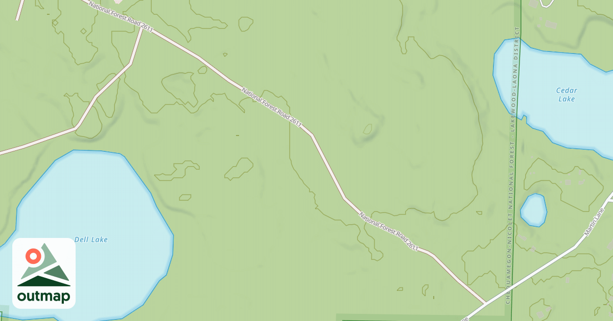 Map of FR 2325