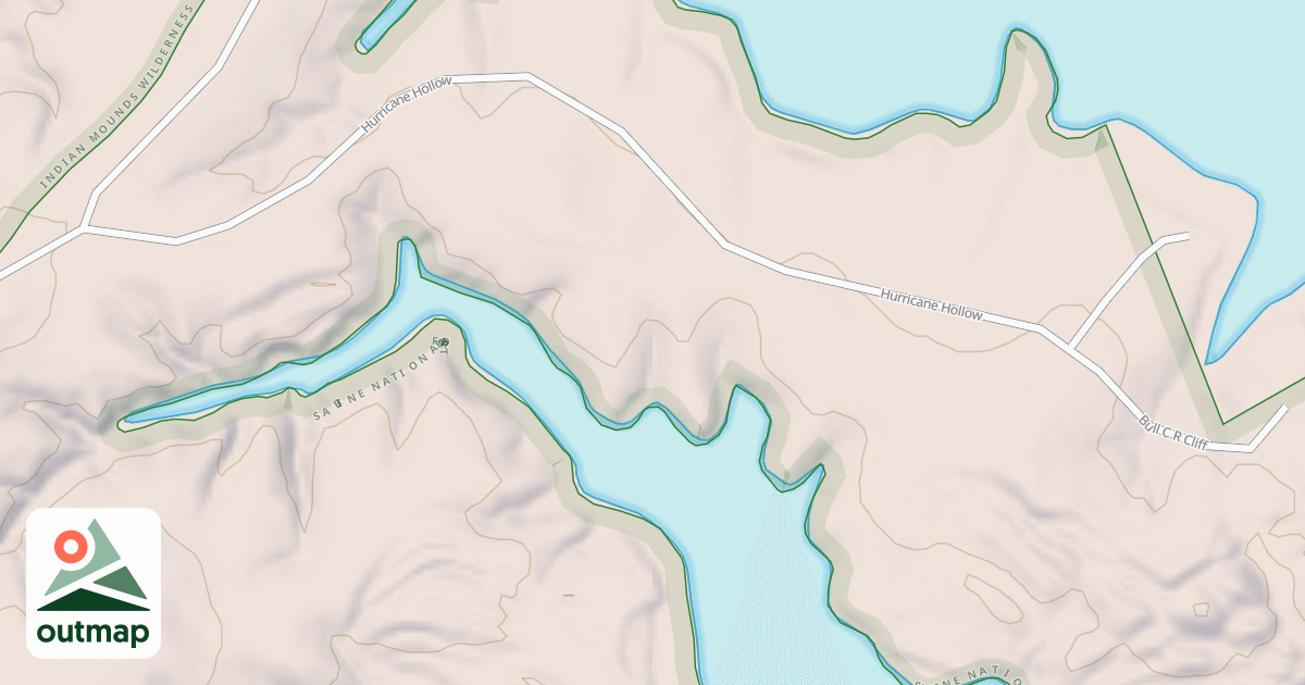 Map of INDIAN MOUNDS