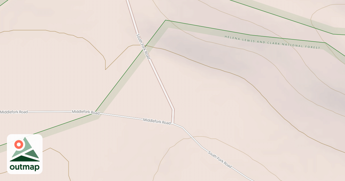 Map of MIDDLE FK JUDITH NO. 2