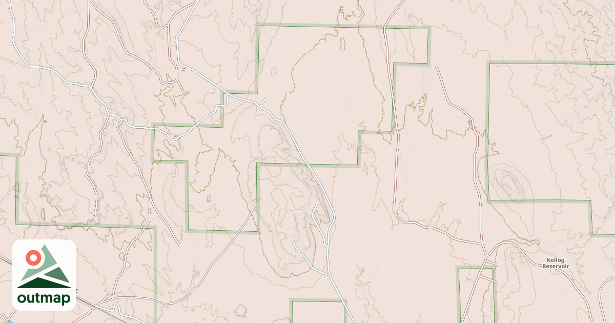 Map of USFS Motor Vehicle Use Map Trails 24818