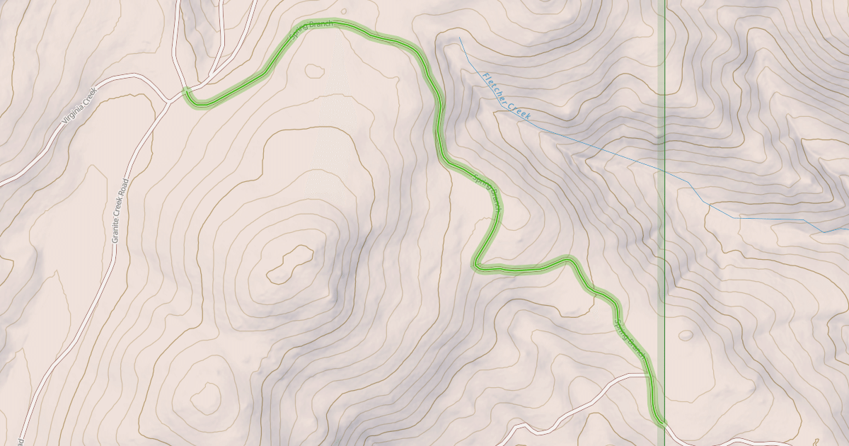 Map preview of Spring Branch