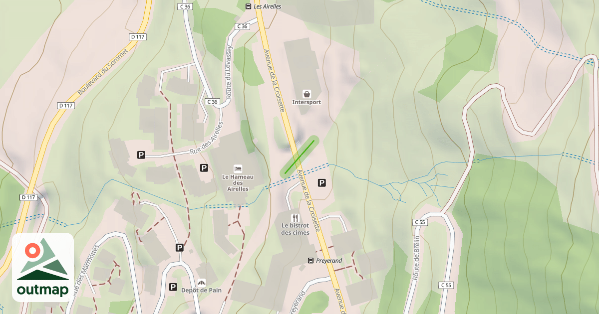 Map of Bettex