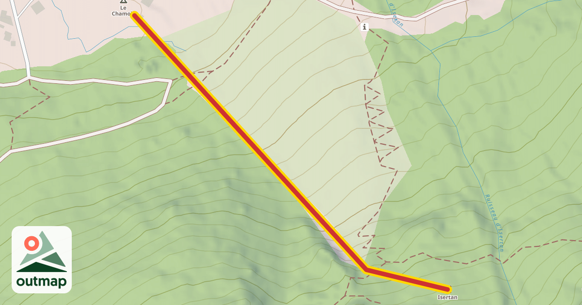 Map of Isertan
