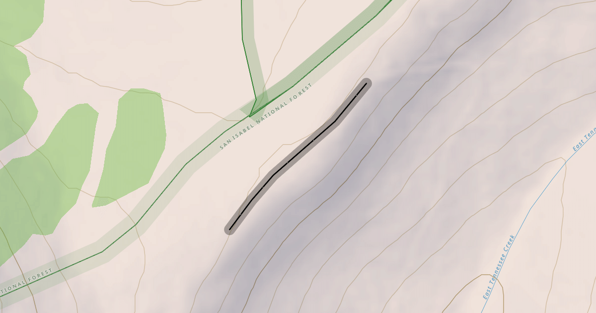 Map preview of Lazy Elk Spur