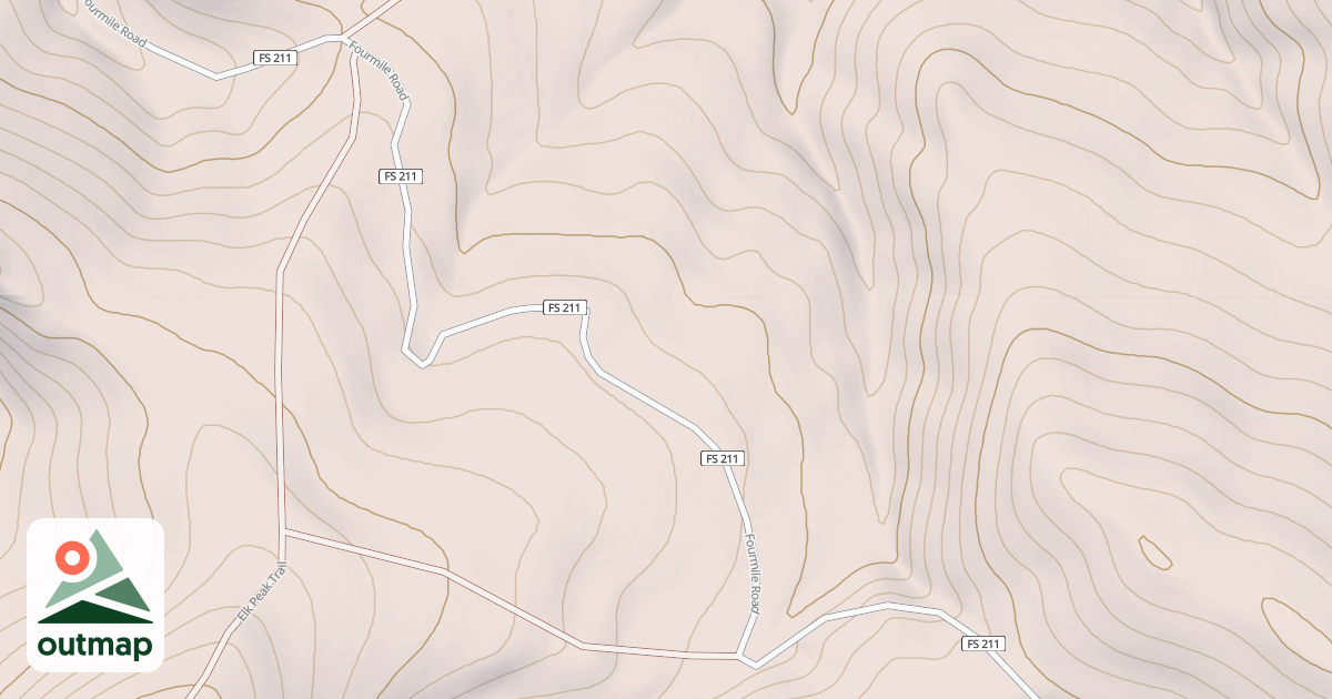 Map of FOURMILE