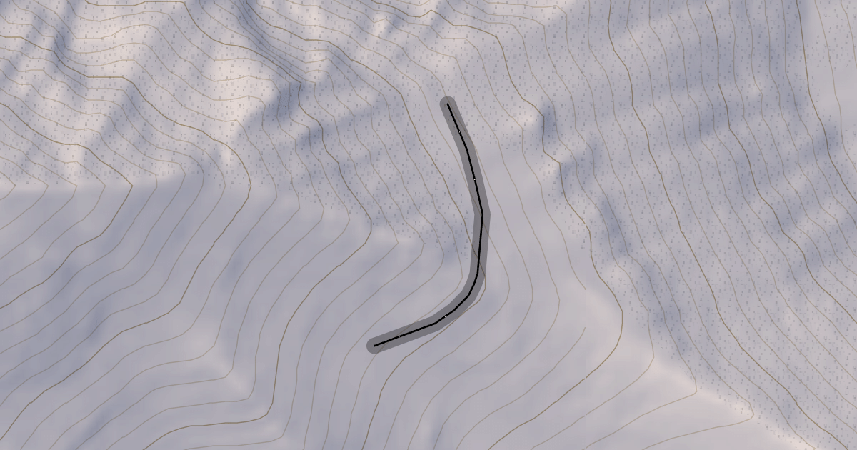 Map preview of The Gullies Traverse