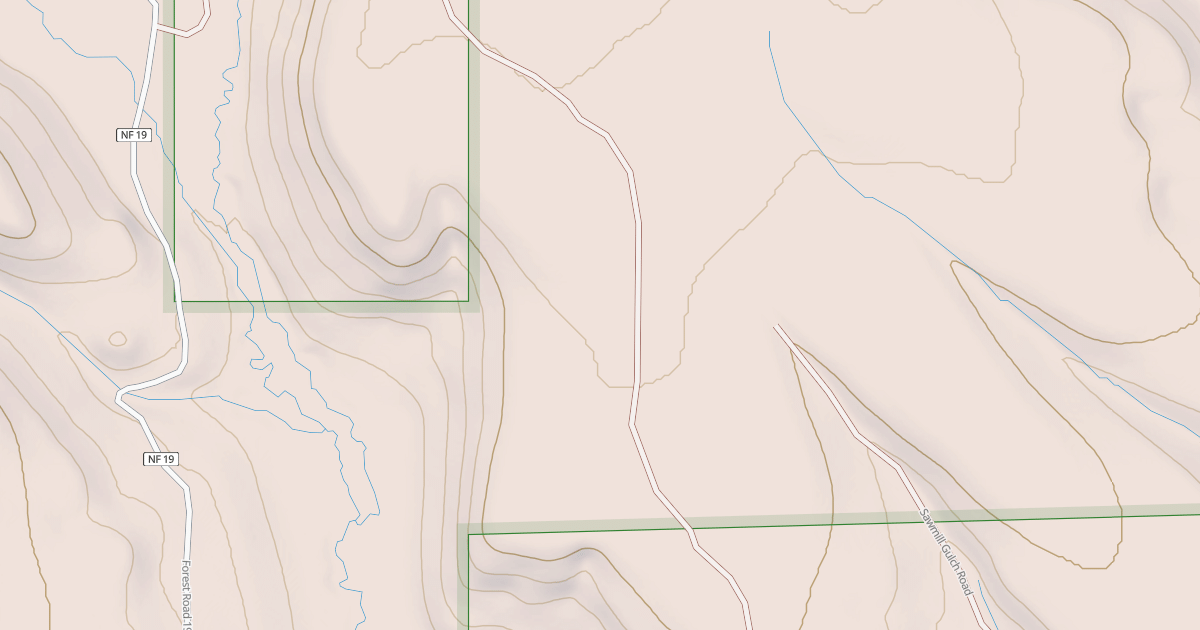 Map preview of USFS National Forest System Roads {1F64E737-E5BE-42A7-8EB3-4DD33BFADCF1}