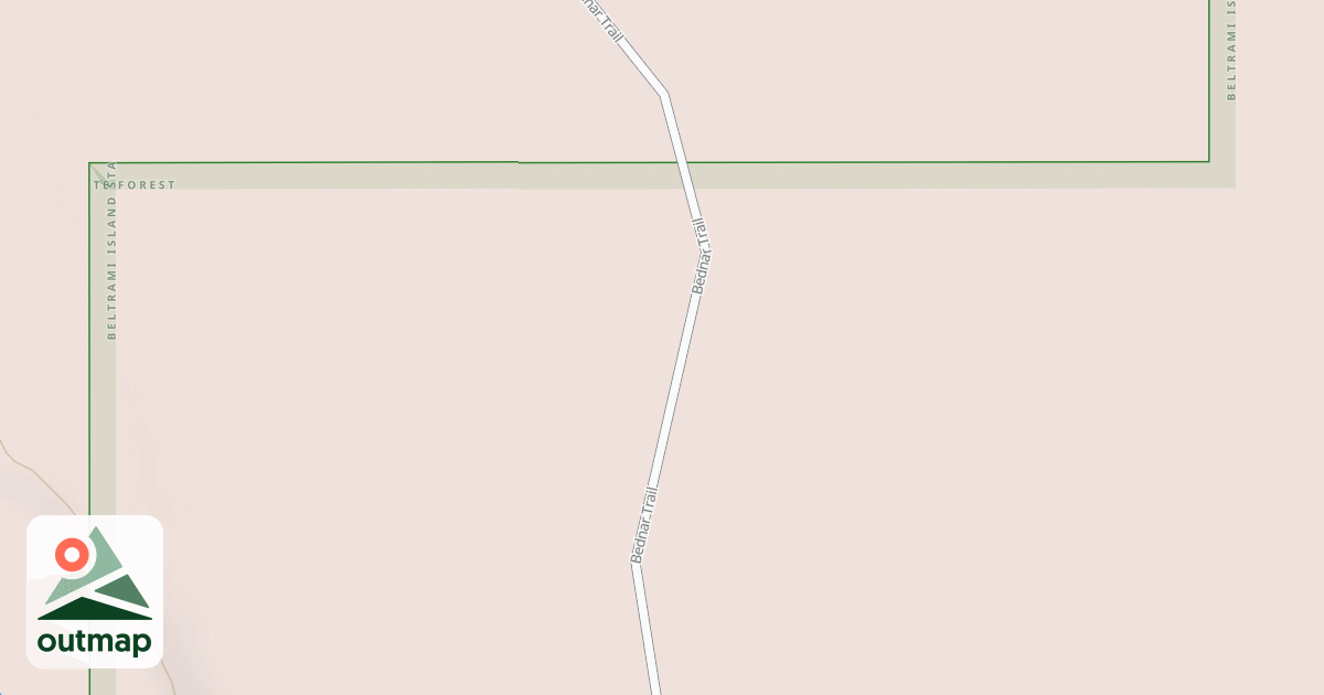 Map of Warroad/Roseau Trails