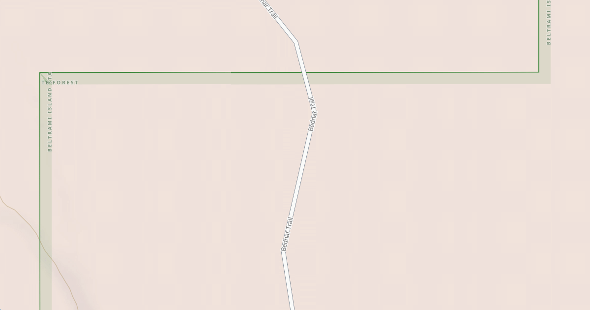 Map preview of Warroad/Roseau Trails