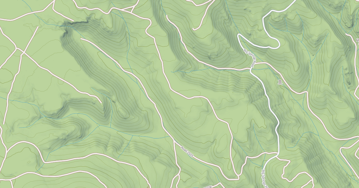Map preview of BIG SPRINGS CUTOFF