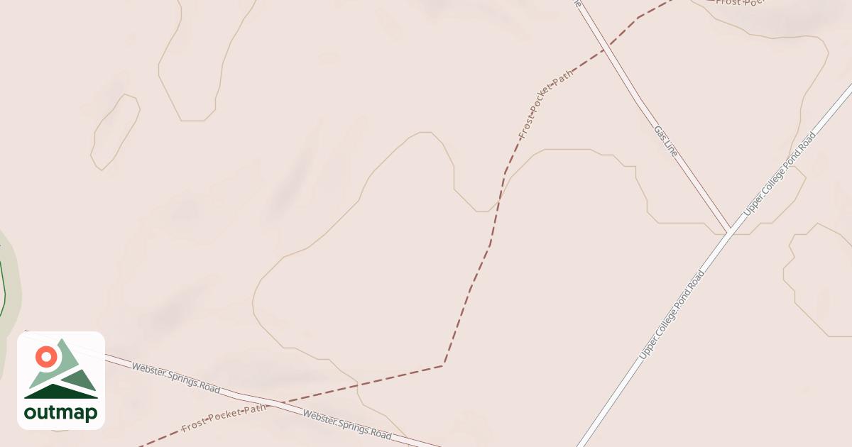 Map of Frost Pocket Path