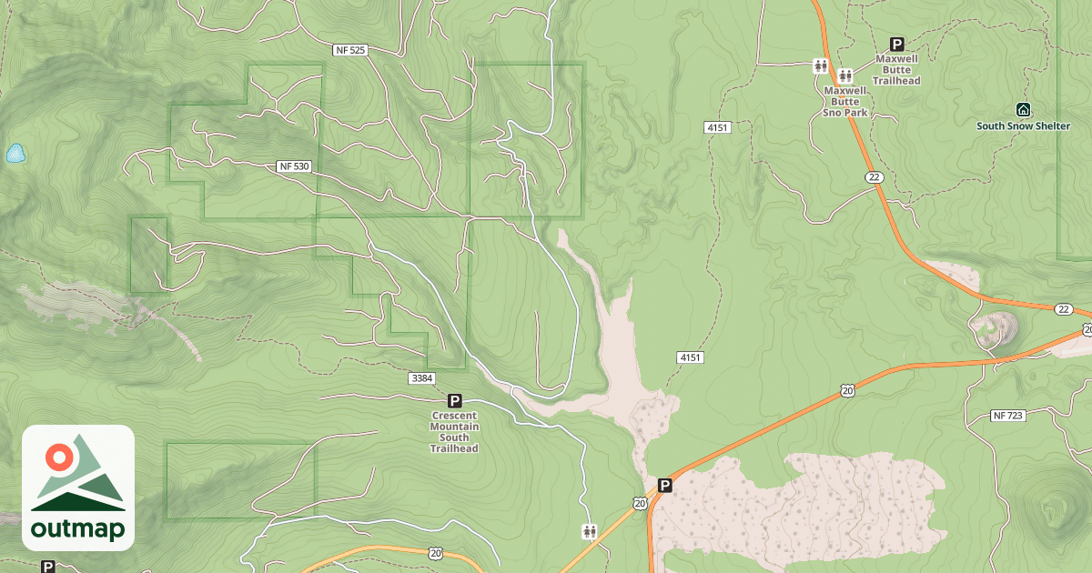 Map of LAVA LAKE RD