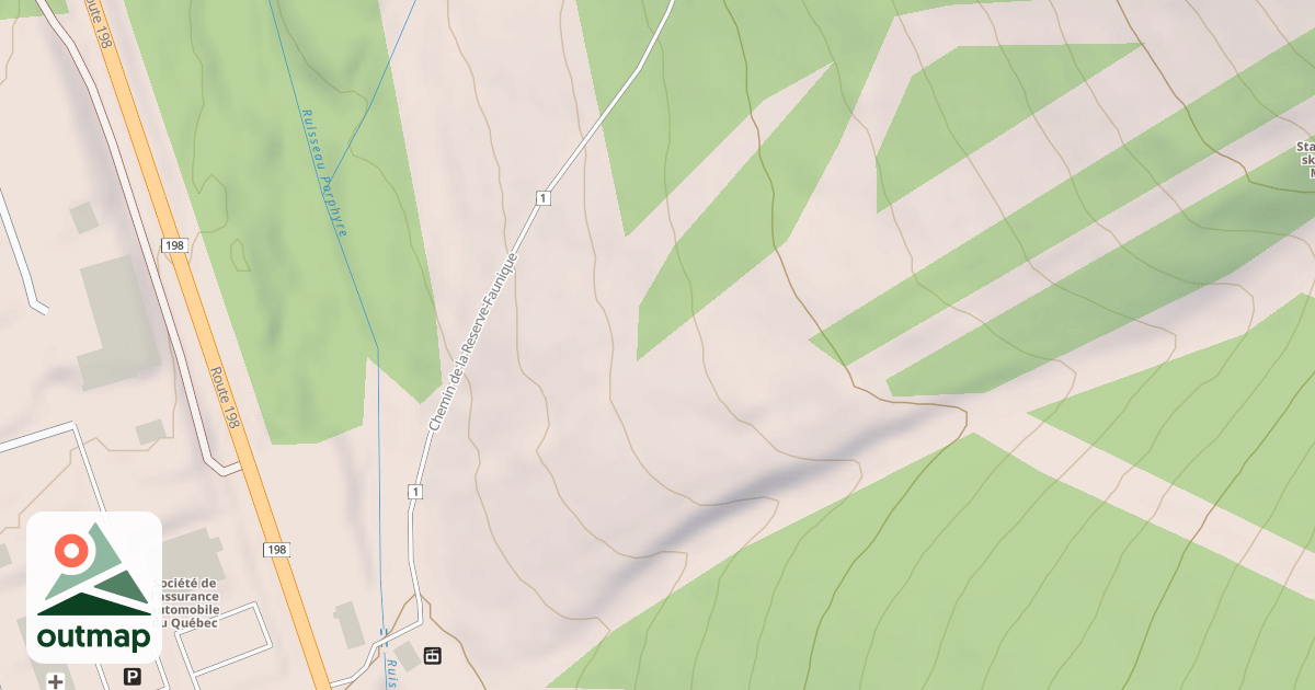 Map of Le Snow Parc
