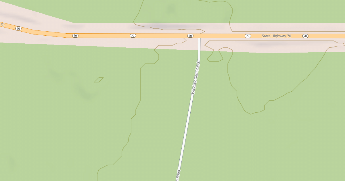 Map preview of FR 2174D - WINDSOR DAM SPUR D