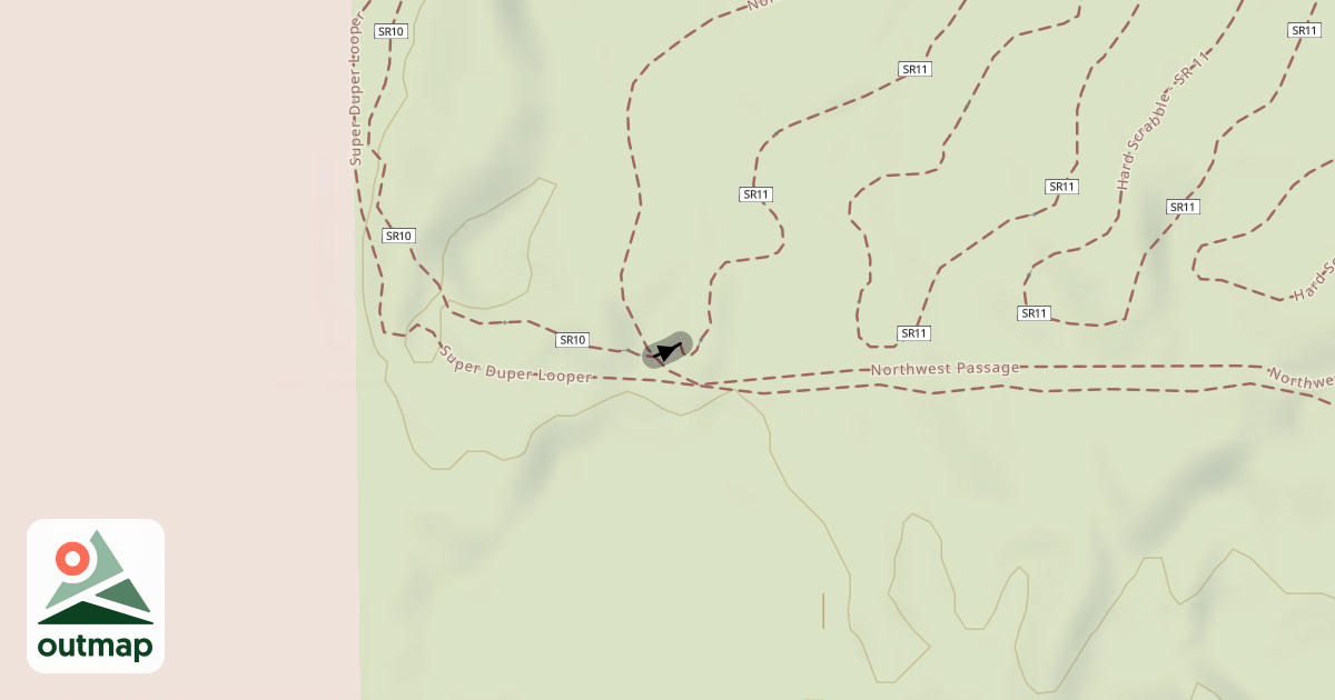 Map of Hard Scrabble - SR 11
