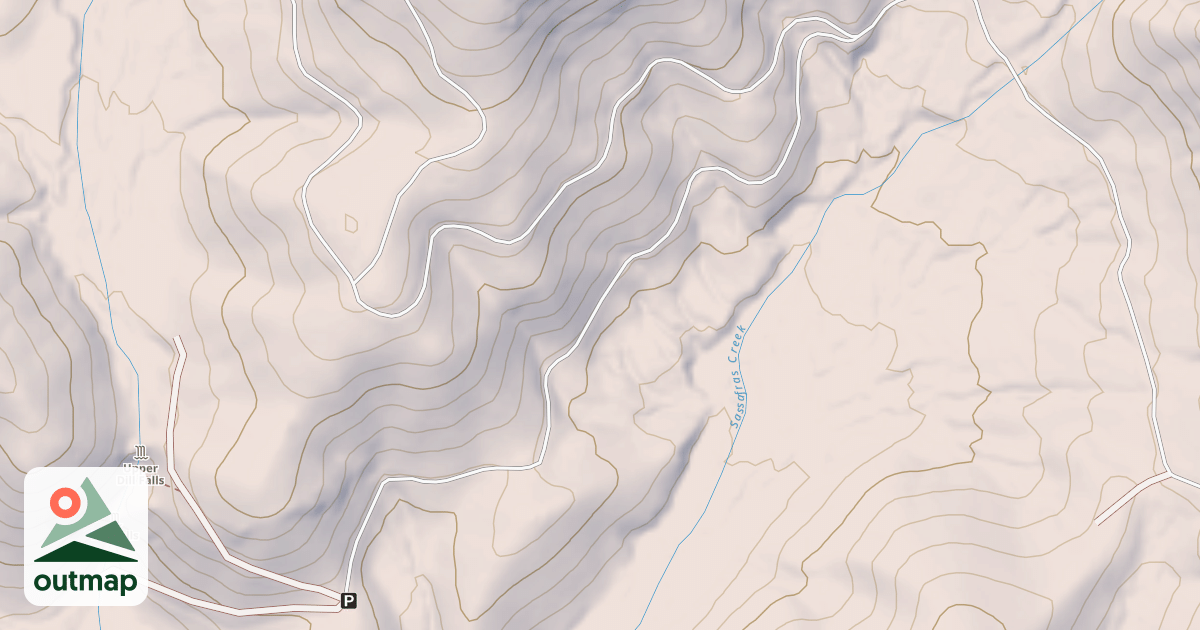 Map of DILLS FALLS
