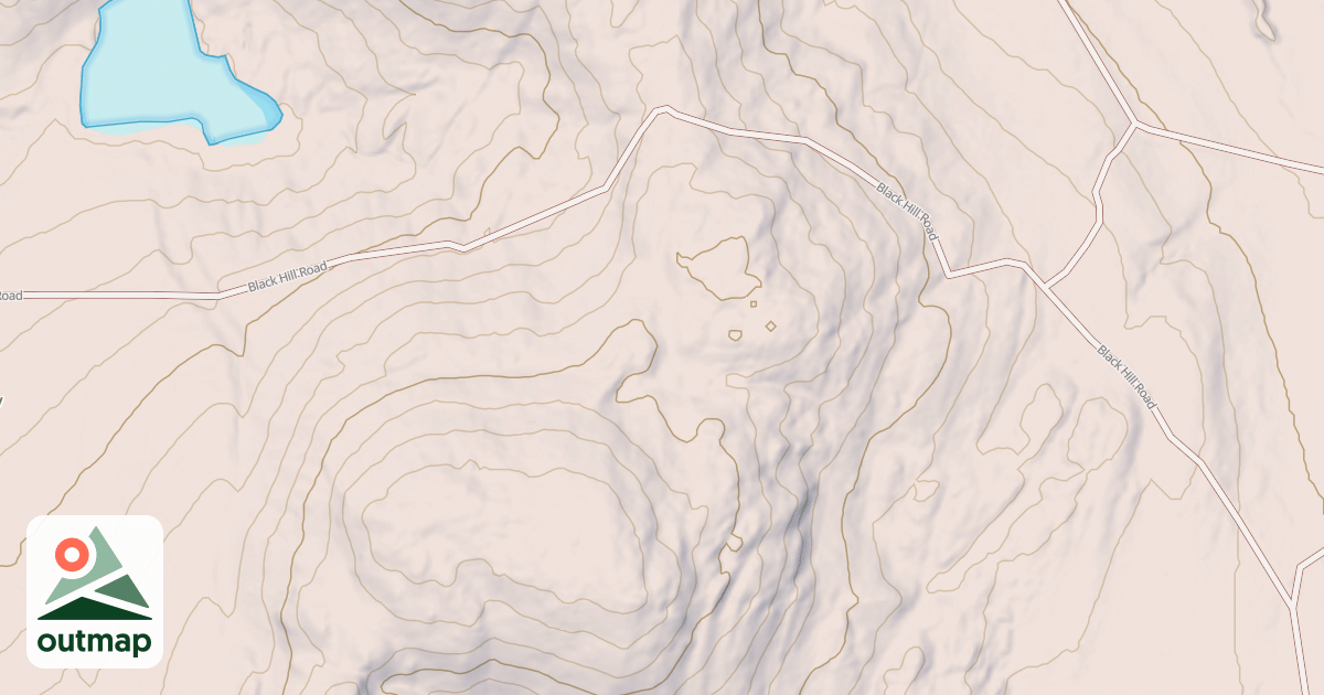 Map of Black Hill Rd