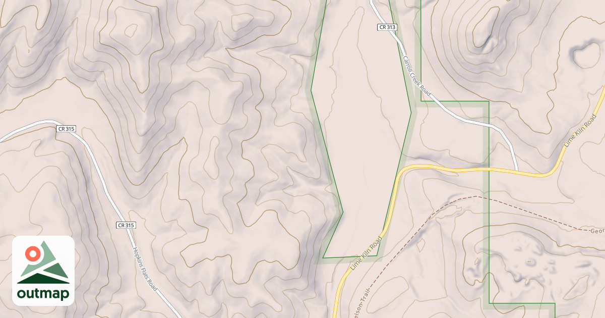 Map of HOPKINS FLAT BR 1E