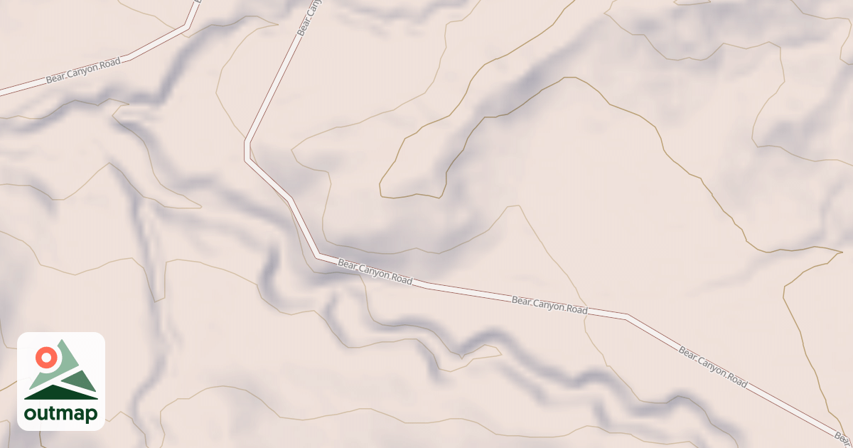 Map of BEAR CANYON