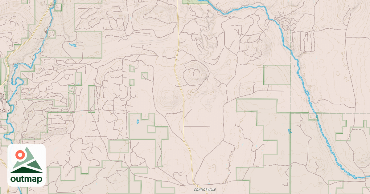 Map of Bergland Snowmobile #11 N