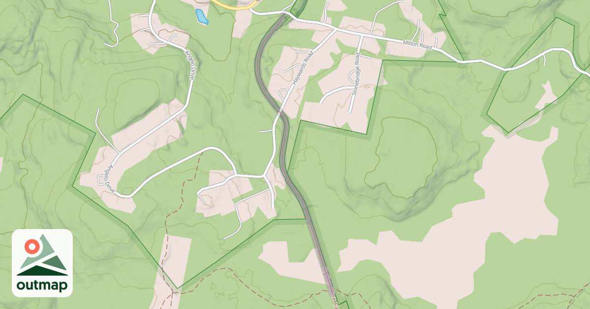 Map of Ogden Mine Railroad Trail