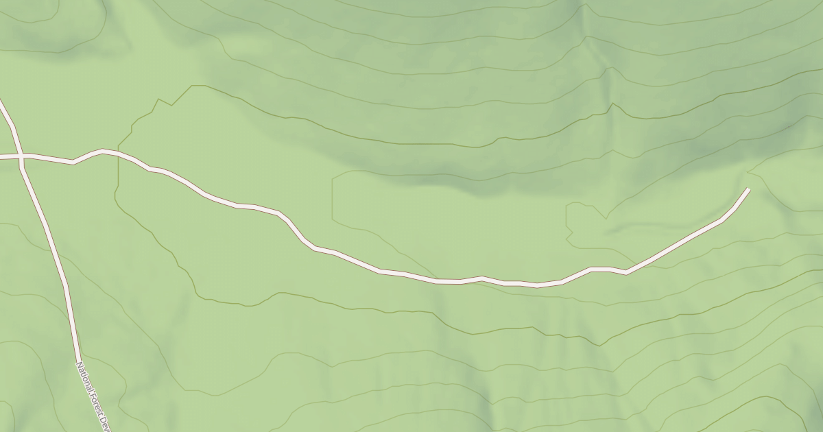 Map preview of RYECROFT CANYON