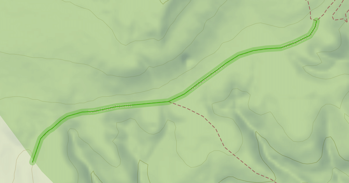 Map preview of UVM Talcott Traverse