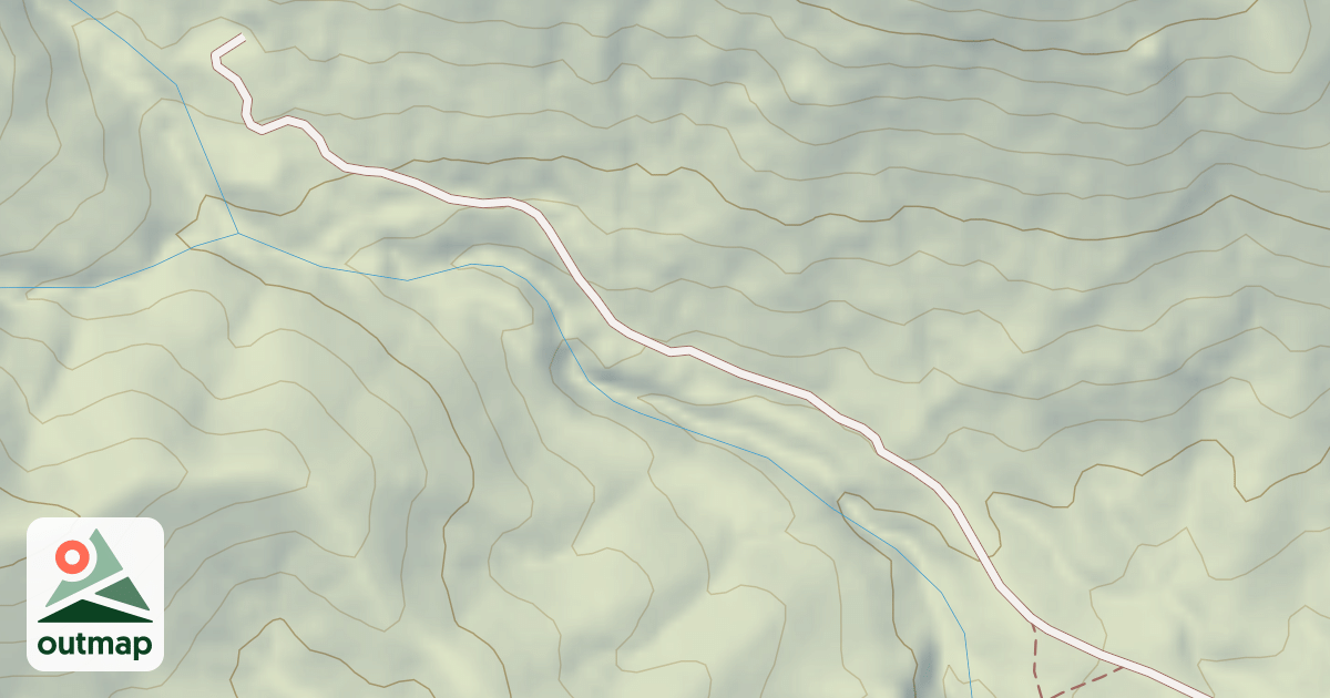 Map of 16070 Keyesville/blk Gulch Usgs Lake Isabel N