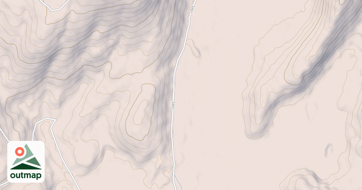 Map of Twin Lakes Road
