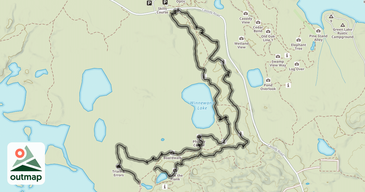 Map of Winn Loop