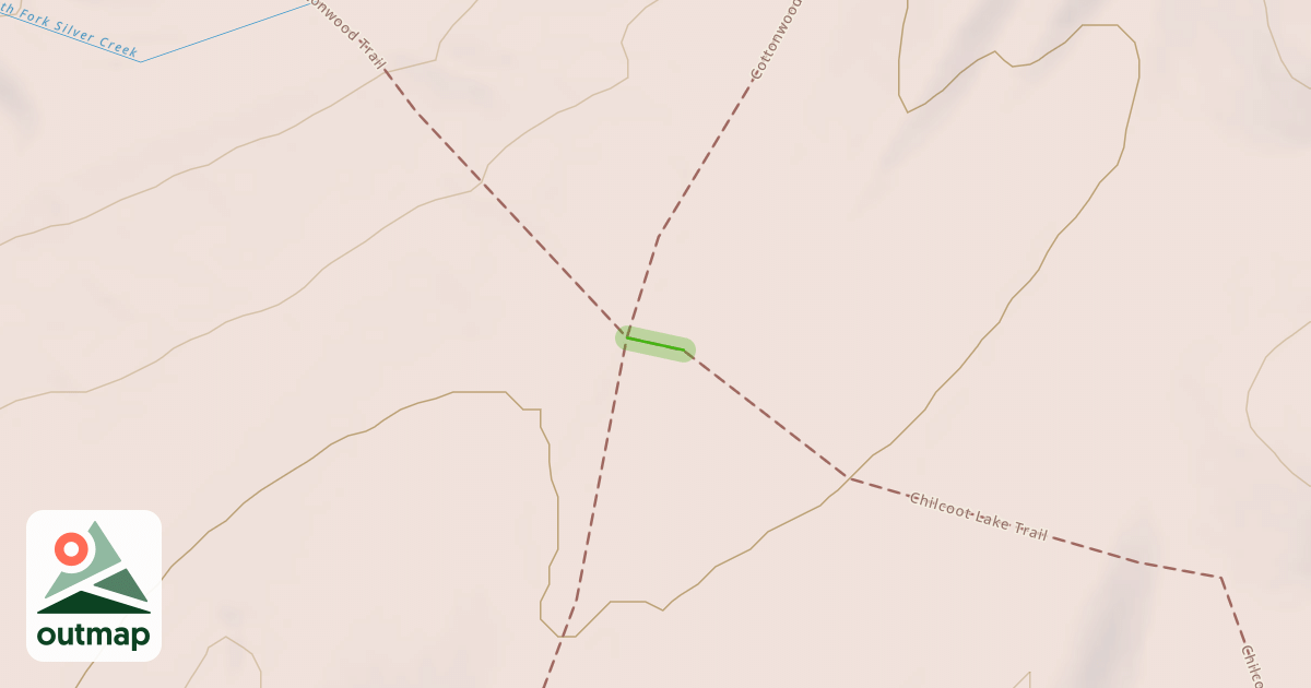 Map of Chilcoot Lake Trail