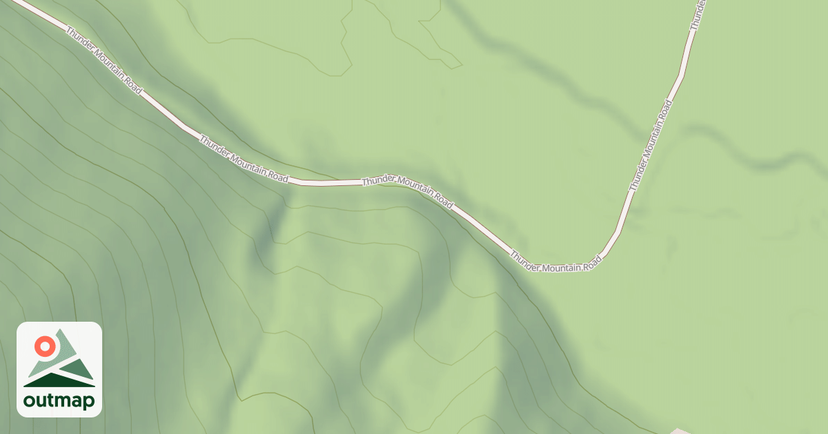 Map of (FDR) THUNDER MTN-JOHNSON
