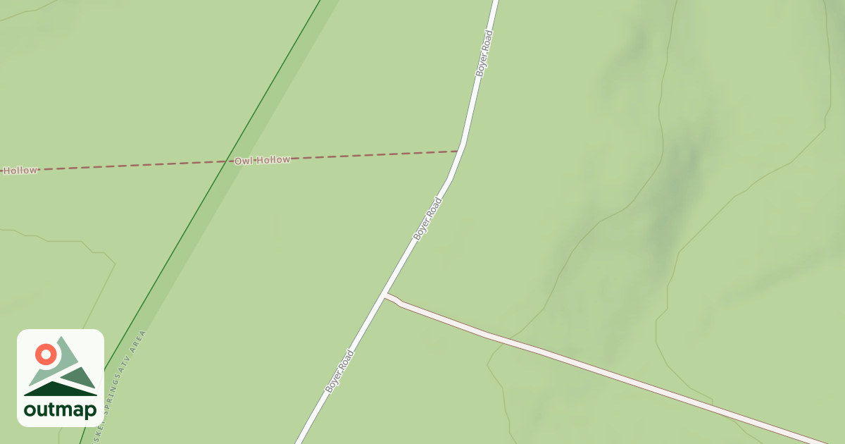 Map of Whiskey Springs Trails