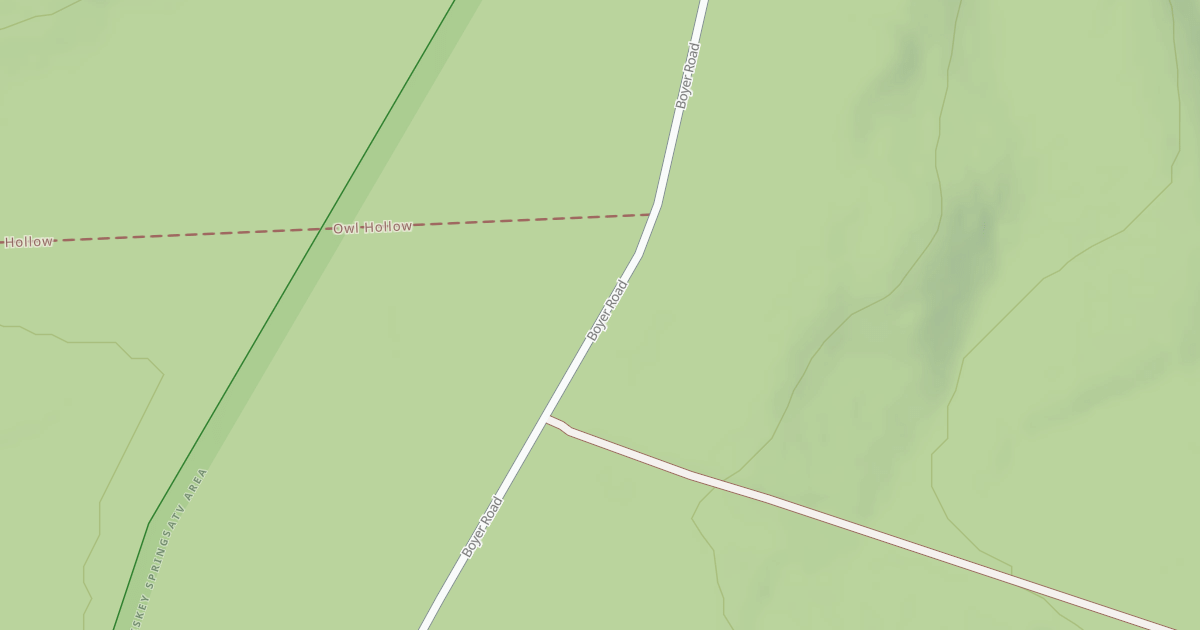 Map preview of Whiskey Springs Trails
