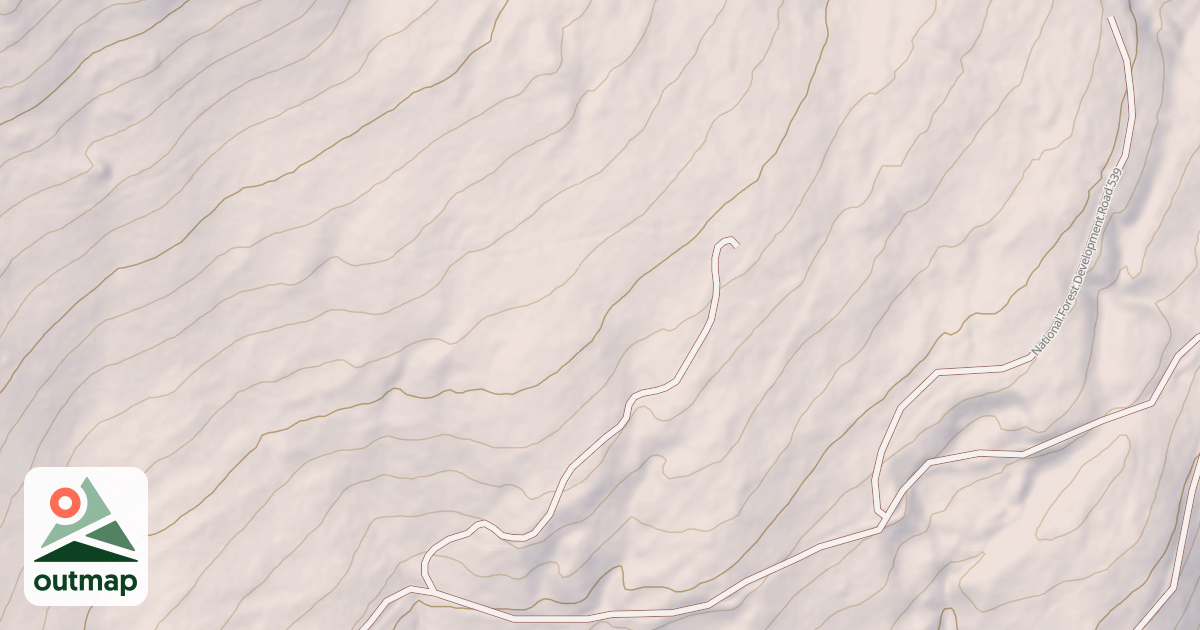 Map of USFS Motor Vehicle Use Map Roads {6C3020D2-13EE-4189-8FF5-8A5290FC0EDB}
