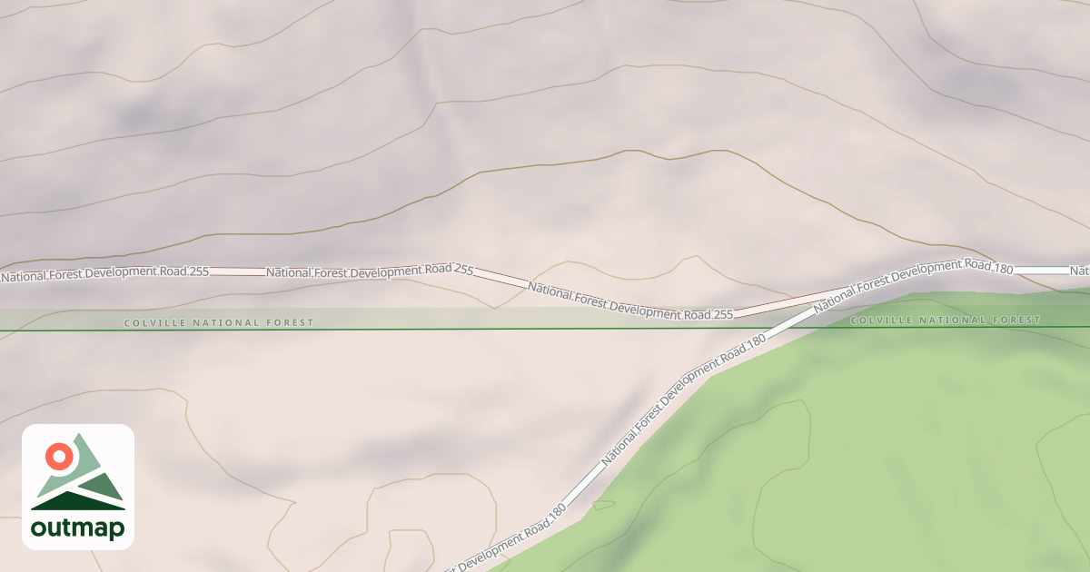 Map of USFS Motor Vehicle Use Map Roads {7CD147C7-D8B7-4F3F-8F1D-FD6E57C66D75}