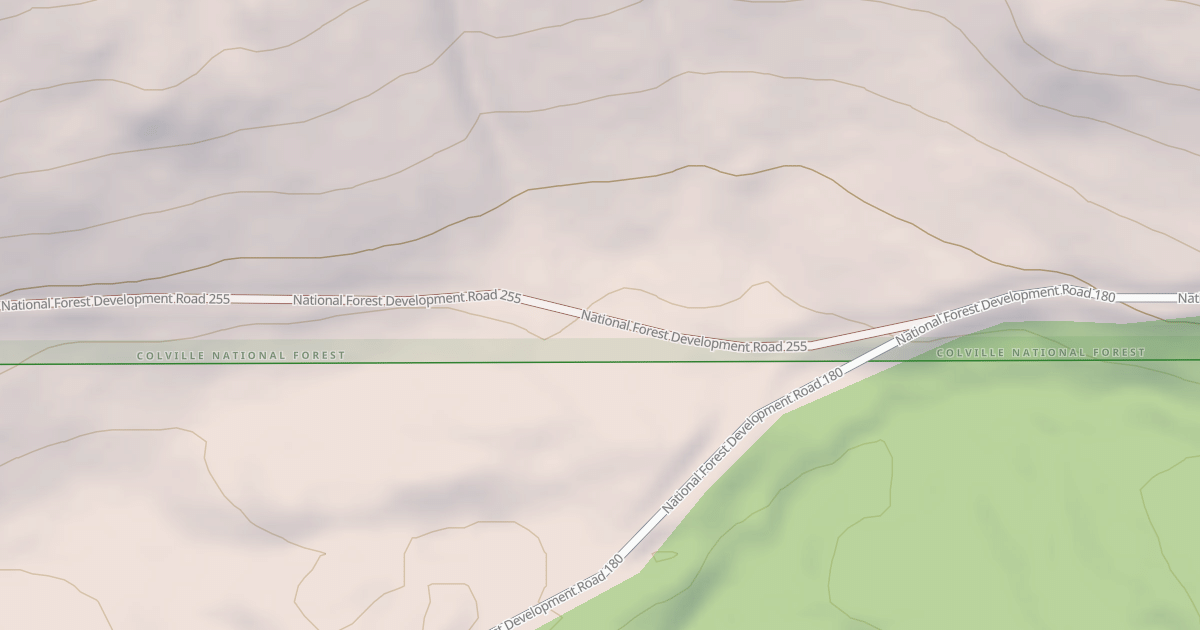 Map preview of USFS Motor Vehicle Use Map Roads {7CD147C7-D8B7-4F3F-8F1D-FD6E57C66D75}