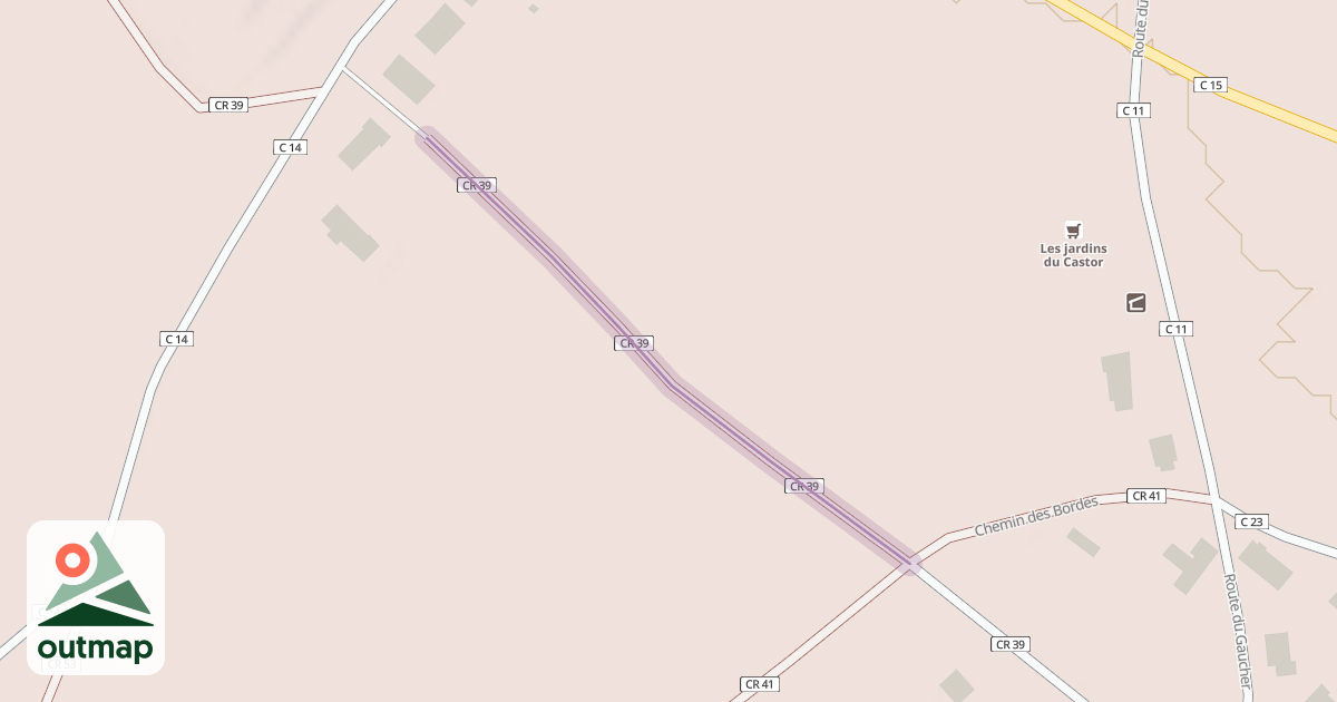 Map of Chemin du Grand Peuplier