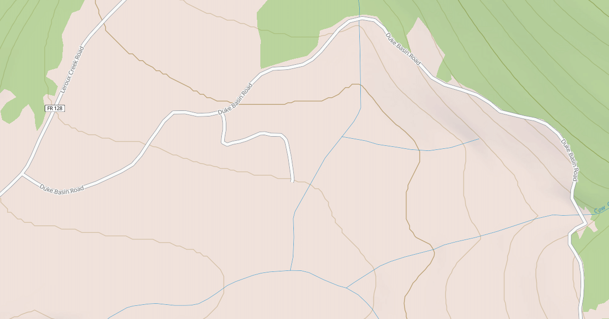 Map preview of DUKE BASIN