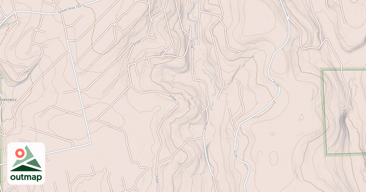 Map of TIMBERLINE ATV A LOOP
