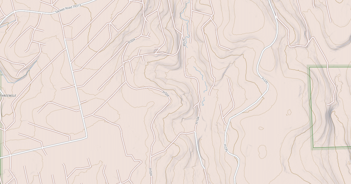Map preview of TIMBERLINE ATV A LOOP